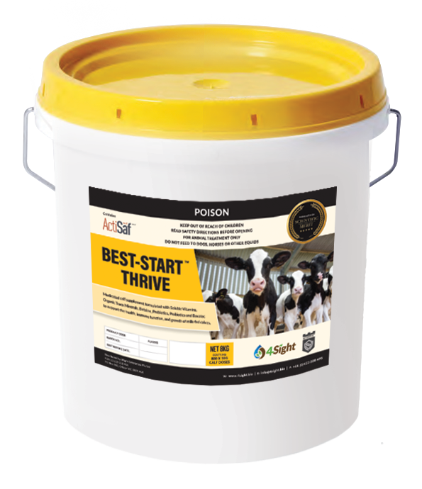BEST-START THRIVE 8kg pail of medicated whole milk additive for calves